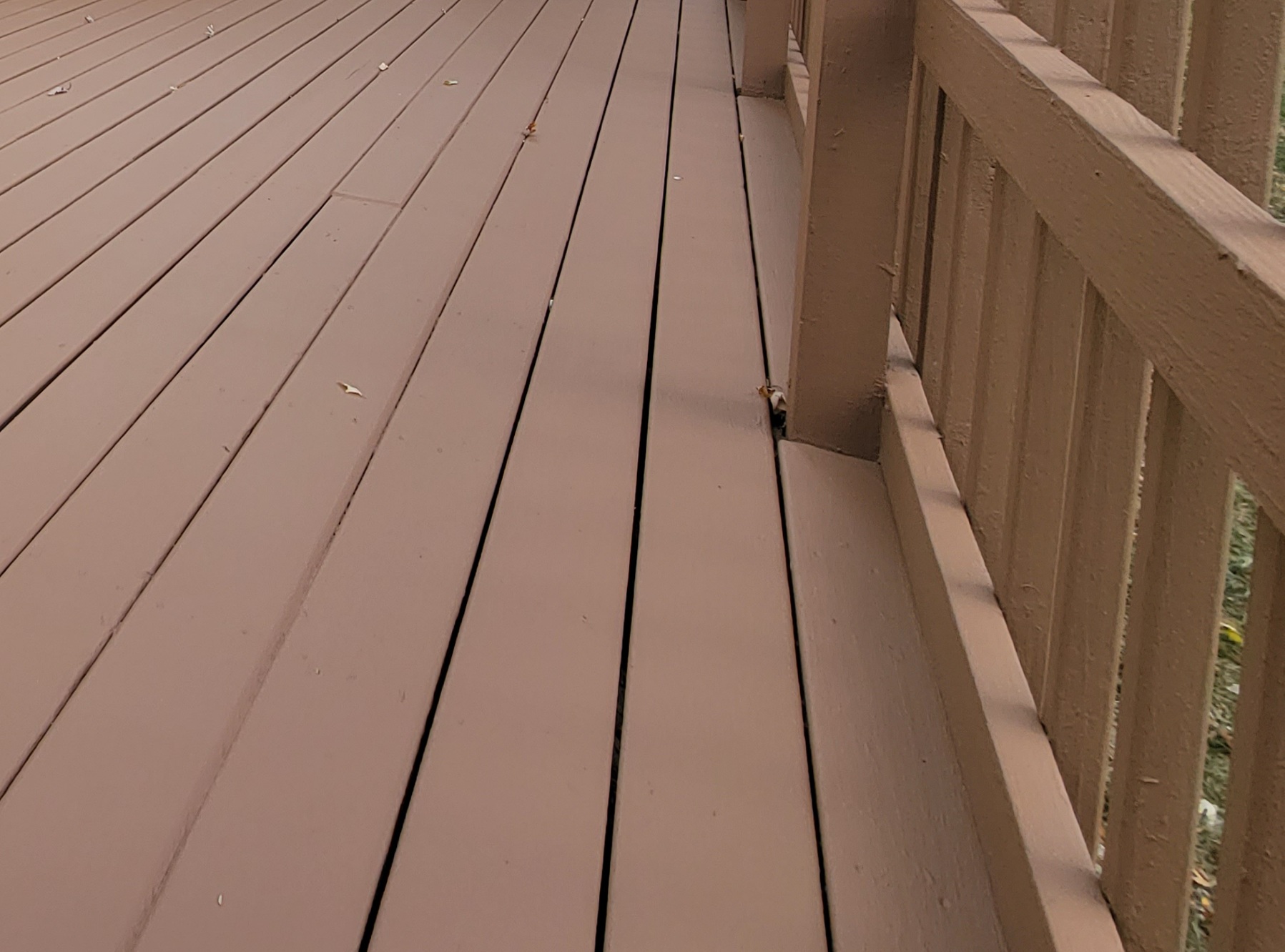 Deck Painted in the ultra thick and tough Kong Armor professionally applied by its deck painters