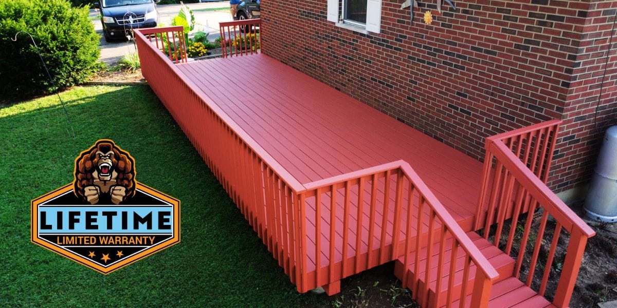 Before and After Peeling Behr Deck Over LockDown Encapsulation | Pictures!
